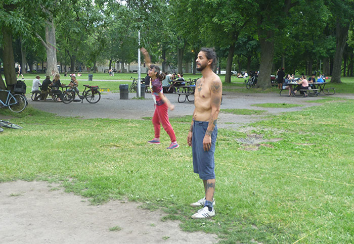 Manue en action à Lafontaine