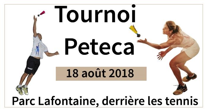 Poster du Tournoi de Peteca de Montréal 2018