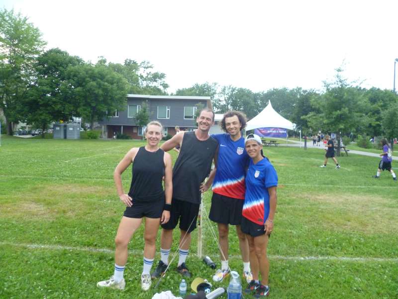 Image tirée des photos de Yves Archambault au Championnat Mondial de Footbag 2024