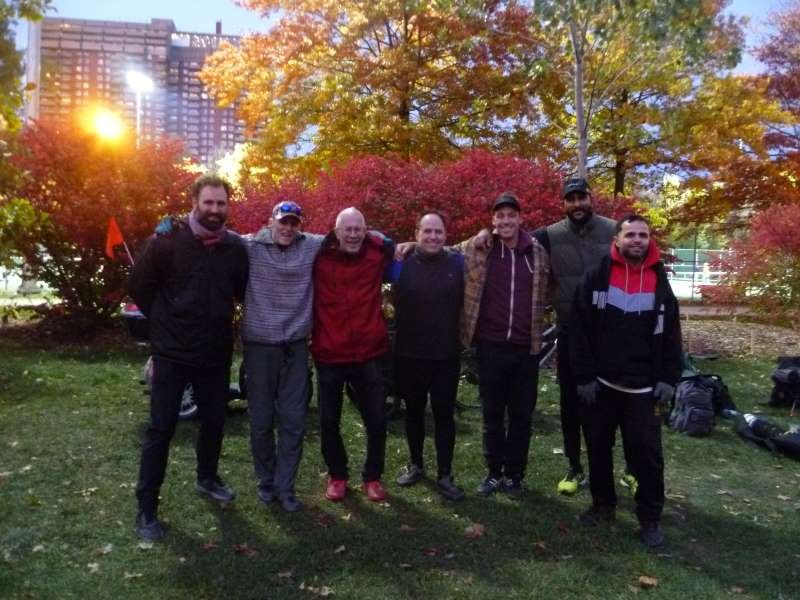 Photo de groupe du 29 octobre 2025 - Entraînement de Peteca - Parc Lafontaine