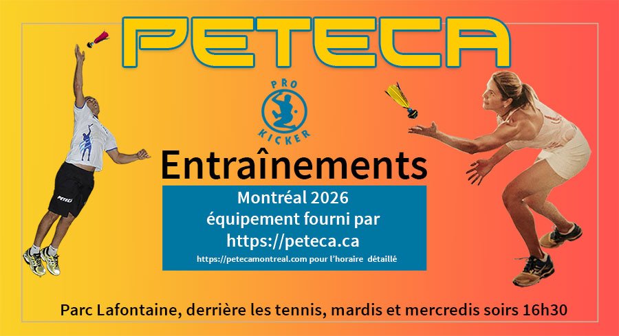 Poster de la saison 2026 de Peteca Montréal - 900px